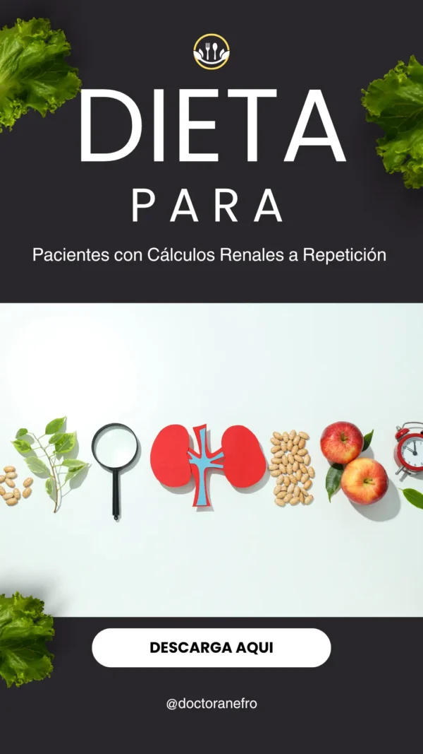 Guía de alimentación para Cálculos renales a repetición